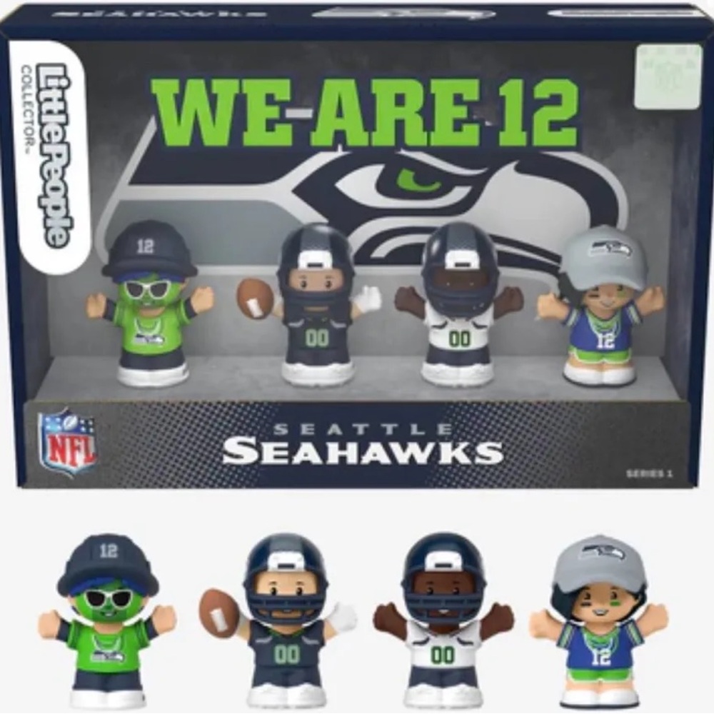 Little People Seattle Seahawks Action Figure Set